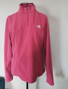 The North Face pink long sleeve fleece